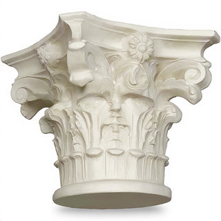 Corinthian Capital — Antique White finish
