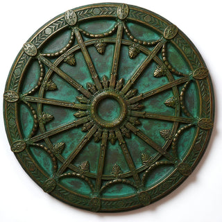 Opera Ceiling Medallion - 65-inch — Green Bronze finish