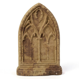 Harpo Trellis Wall Plaque — Gothic Stone finish