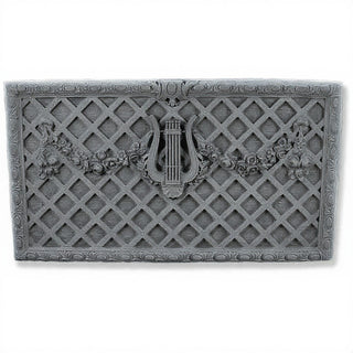 Harpo Trellis Wall Plaque — Old Stone finish