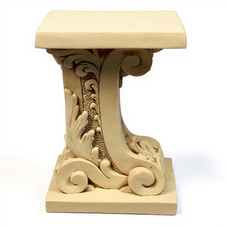 Antica Pedestal - 18-inch — Dusted Sand finish