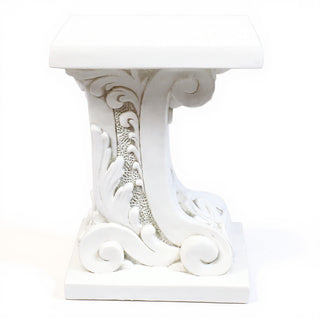 Antica Pedestal - 18-inch — Flat White finish