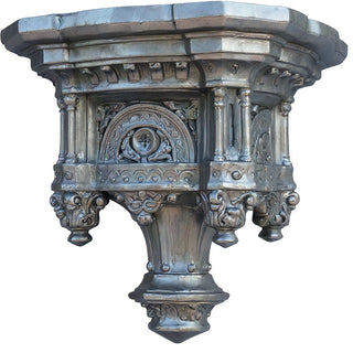 Daprato Bracket — Antique Silver finish