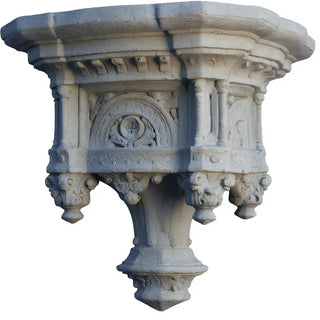 Daprato Bracket — Limestone finish