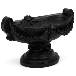 Addie Swag Urn Planter — Dusted Black finish