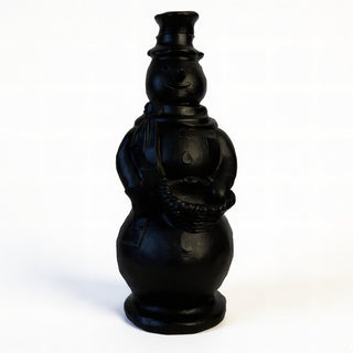 Snowman Statue - 37-inch — Flat Black finish