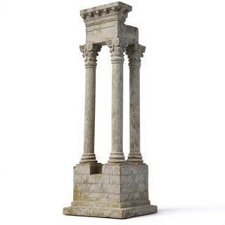 Ruin Corner Architectural Element - 24-inch — Antique Stone finish