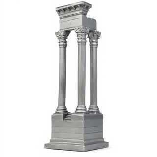 Ruin Corner Architectural Element - 24-inch — Antique Silver finish