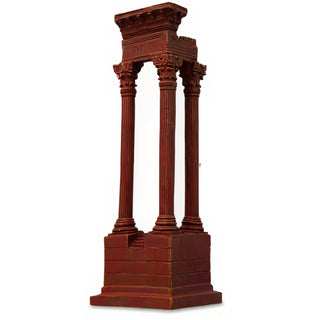 Ruin Corner Architectural Element - 24-inch — Rust finish