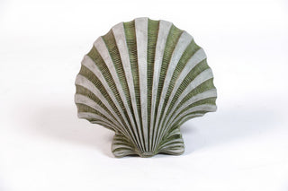 Napoli Shell Sconce - 12-inch — Mossy Green finish