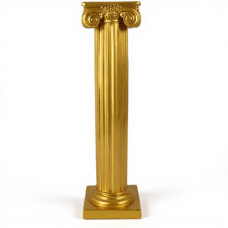 Ionic Column - 96-inch — Deep Gold finish