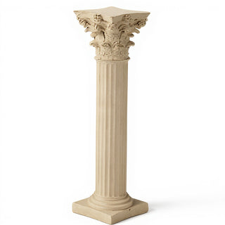 Corinth Pedestal - 39-inch — Dusted Sand finish