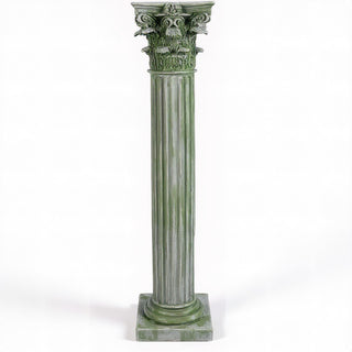 Corinthian Column - 72-inch — Mossy Green finish