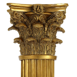 Corinthian Column - 84-inch — Antique Gold finish