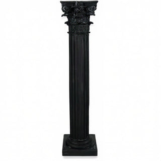 Corinth Column - 96-inch — Dusted Black finish