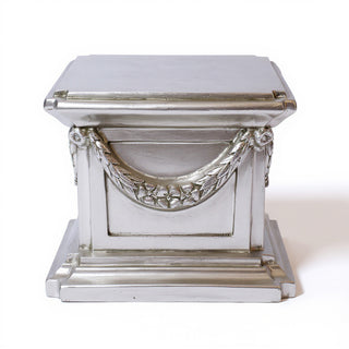 Alessa B Pedestal — Silver finish