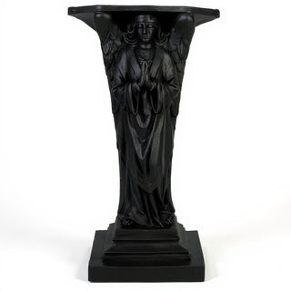 Praying Angel Statue - 38-inch — Dusted Black finish