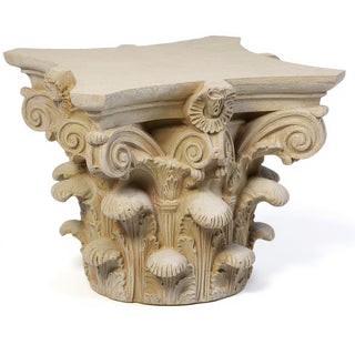 Corinthian Capital - 16-inch — Museum Terracotta finish