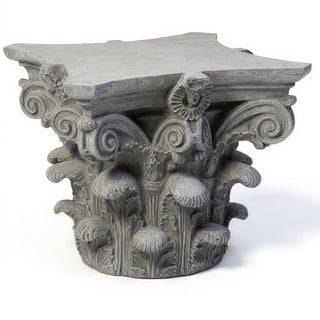 Corinthian Capital - 16-inch — Old Stone finish