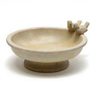 Finch Birdbath — Museum Terracotta finish