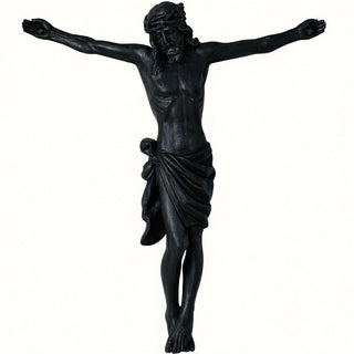 Great Oak Crucifix - 37-inch — Dusted Black finish