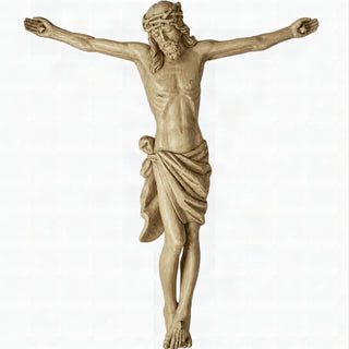 Great Oak Crucifix - 37-inch — Dusted Sand finish