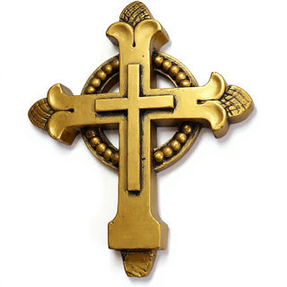 Cross for Top of Stations - 12-inch — Antique Gold finish