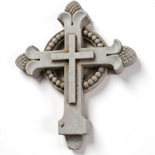 Cross for Top of Stations - 12-inch — Antique Stone finish
