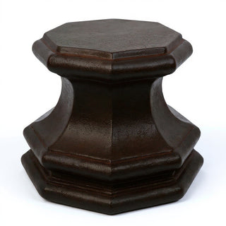 Eight Sided Base — Iron finish
