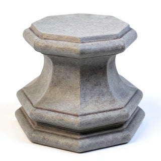 Eight Sided Base — Old Stone finish