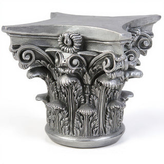 Corinthian Capital — Aged Silver finish