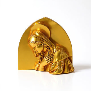 Della Robbia Madonna Statue — Deep Gold finish