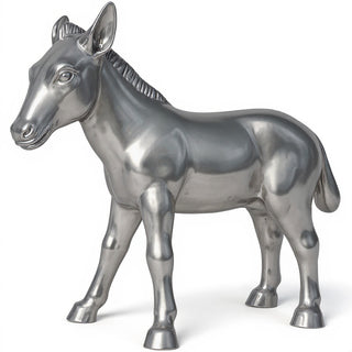 Donkey Statue — Antique Silver finish