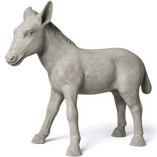 Donkey Statue — Limestone finish