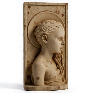 Saint John Wall Plaque - 20-inch — Gothic Stone finish
