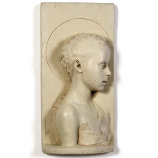 Saint John Wall Plaque - 20-inch — Museum Terracotta finish