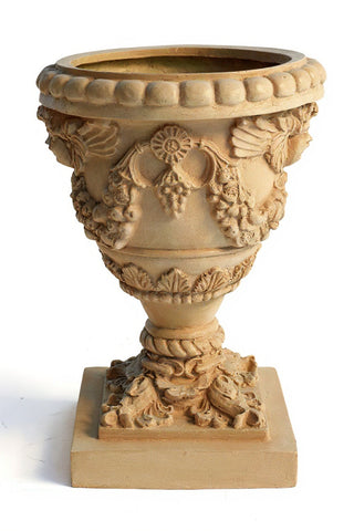 Robbia Angel Planter - 24-inch — Dusted Sand finish
