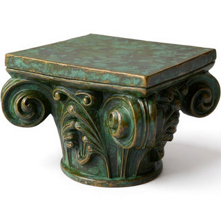 Gothic Capital Architectural Element — Green Bronze finish