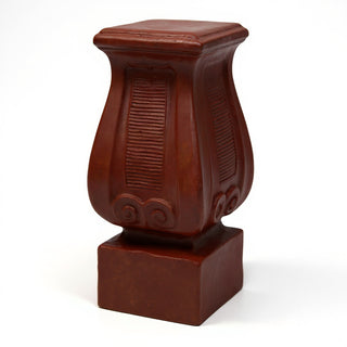 Citti Pedestal - 27.5-inch — Rust finish