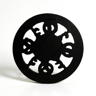 Theatre Rosette Wall Decor — Flat Black finish