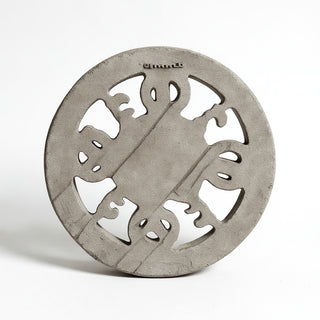 Theatre Rosette Wall Decor — Limestone finish