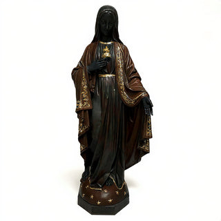 Mary with One Hand Outstretched Statue - 65-inch — Iron finish