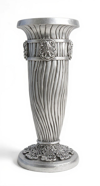 Lina Pedestal - 30-inch — Silver finish
