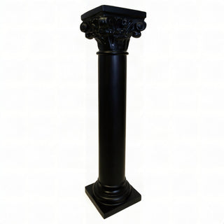 Altar Pedestal Remnant - 24-inch — Flat Black finish