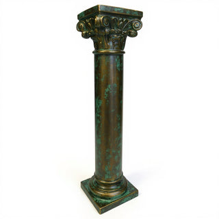Altar Pedestal Remnant - 24-inch — Green Bronze finish