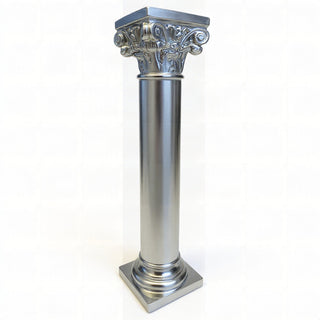 Altar Pedestal Remnant - 24-inch — Silver finish