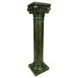 Remnant Pedestal - 24-inch — Green Bronze finish