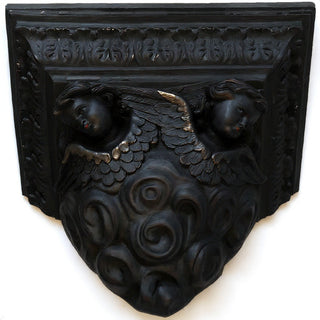 Outlooking Angels Shelf Bracket — Iron finish