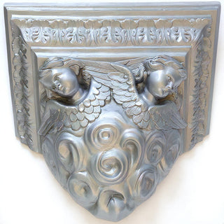 Outlooking Angels Shelf Bracket — Silver finish