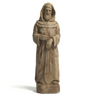 Saint Fiacre Statue - 28.5-inch — Gothic Stone finish
